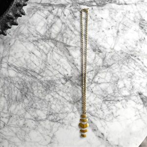 Hand-cut and Made Brass Necklace